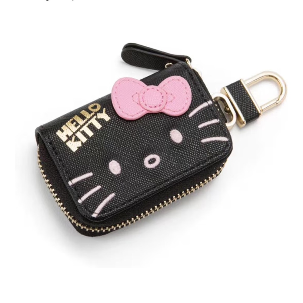 Hello Kitty Remote Key Case,Pu Leather Car Key Holder